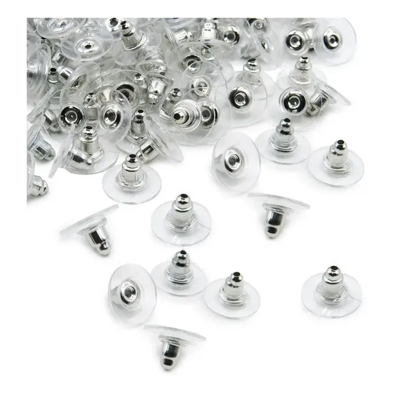 250unid Fru Fru Copita Silicona Aros Traba Tope Bases Bijou