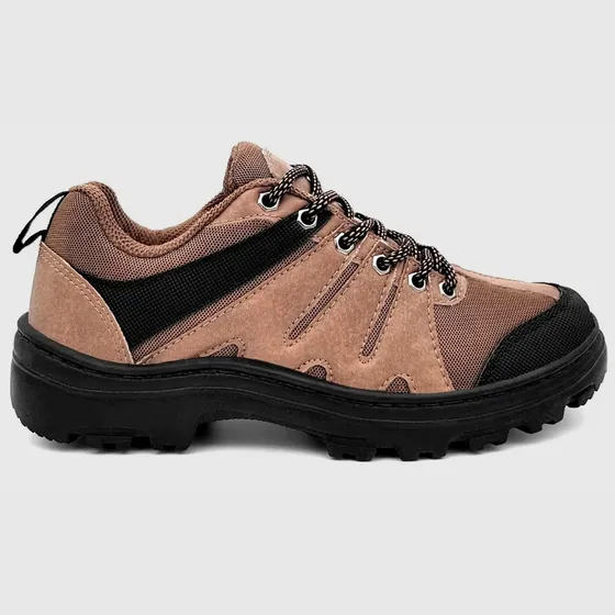 Zapatillas Hombre Trekking Trabajo Grip Reforzadas Cosidos