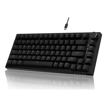 Teclado Mecánico Gamer Ajazz Ak820 Con Cable Negro Inglés Us