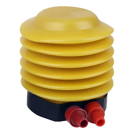 Inflador Fuelle De Pie Pelota Esferodinamia Colchon Yoga Amarillo