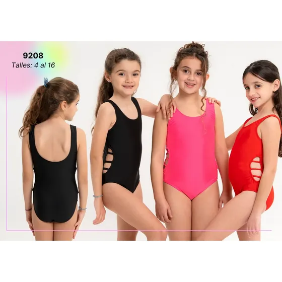 Malla Enteriza Uv Niña Viento Y Olas Calidad Premium  9208