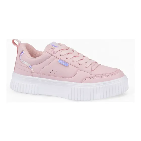 Zapatillas Para Niñas Kicks Basic Rosa Claro Footy Colegial