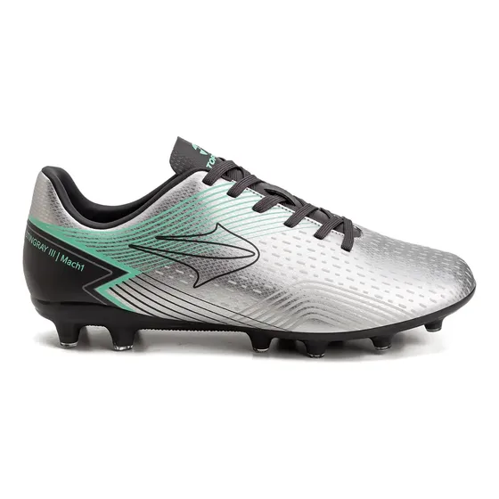 Botines De Fútbol Para Hombre Stingray Color Plata Topper