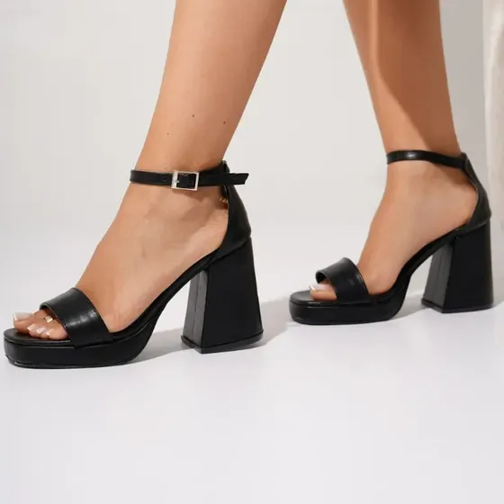 Sandalias Fiesta Mujer Plataforma Taco Noche Fold Liviana