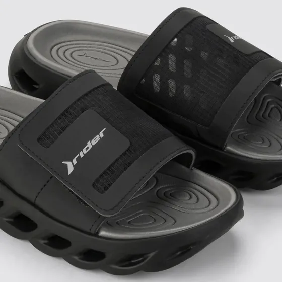 Ojotas Rider R Power Slide Ad Unisex Black/grey