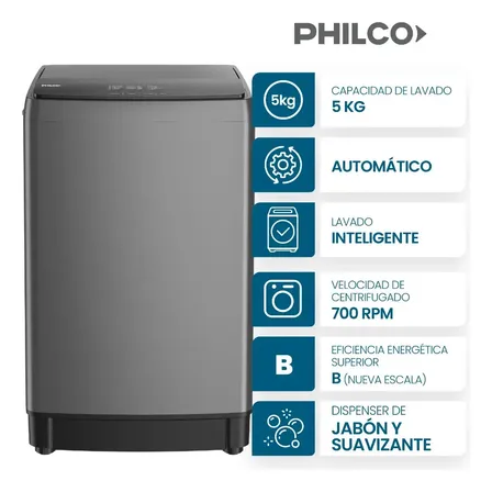 Lavarropas Philco 5 KG Carga Superior