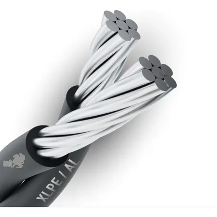 Cable Preensamblado Aluminio 2x25mm2 Cimet Xlpe X 60 Metros Negro