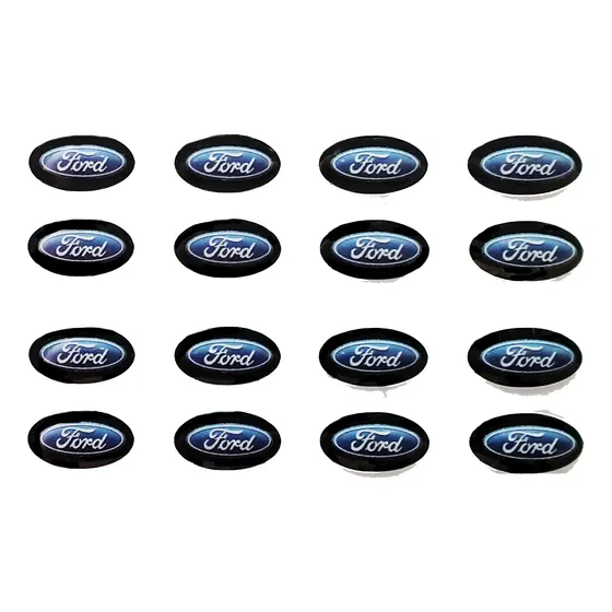 Logo Llave Universal Dome Resinado 16x9mm Varias Marcas 01