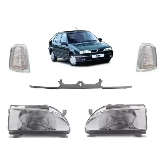 Trompa Renault 19 Parrilla Optica Faro Giro Delantero