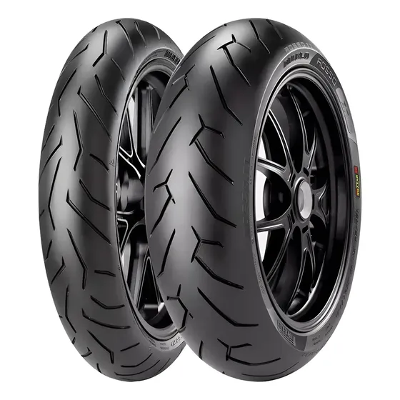 Kit Cubiertas Pirelli Diablo Rosso 2 Rouser Ns 200 M Coyote