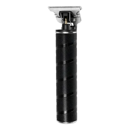 Recortadora Inalámbrica Kemei T9 Trimmer Negro Acero Al Carbono Corte Preciso