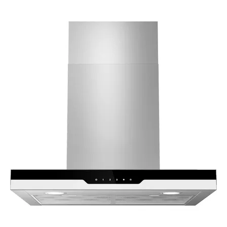 Campana Extractora Pared Digital Touch Borgen Novaline 60 Cm Plateado