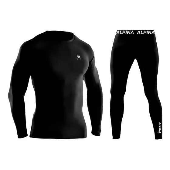 Conjunto Termico Frio Extremo Alpina Premium Remera + Calza