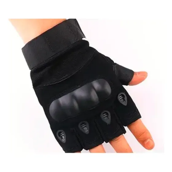 Guantes Tactico Militar Medio Dedo Protecciones Bici / Moto
