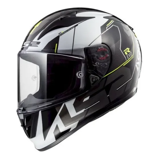 Casco Integral Ls2 Ff323 Arrow Evo Tec Blanco Negro