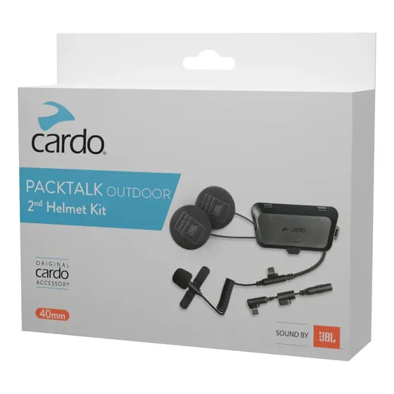 Kit Segundo Casco Intercomunicador Cardo Packtalk Outdoor