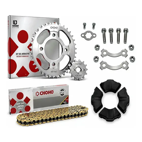 Transmision Choho Completa Yamaha Ybr 125 C/dorada Coyote
