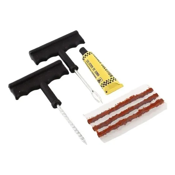 Kit Repara Cubiertas Pinchaduras Tarugos Moto Cuatri Auto