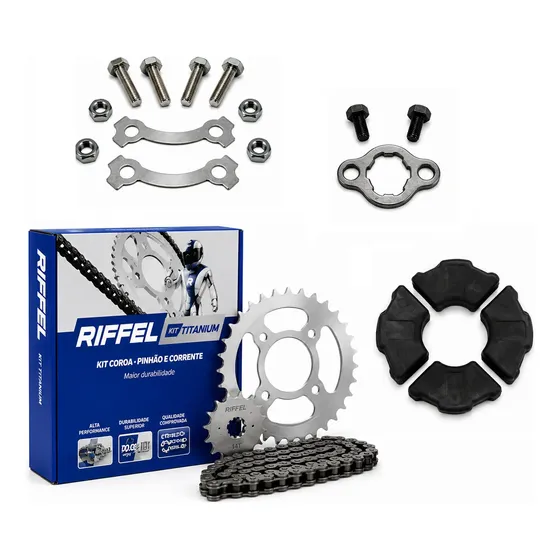 Kit Transmision Riffel Completa Yamaha Ybr 125 Ed Full Coyot