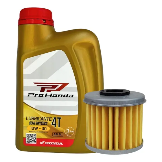 Kit Service Filtro Aceite Y Aceite Prohonda Semisint Crf250r