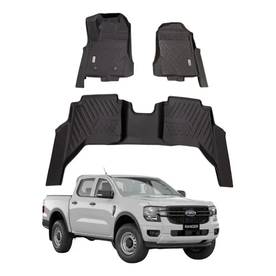 Cubre Alfombras Termoformada Tpe 5d Ford Ranger 2023-2026