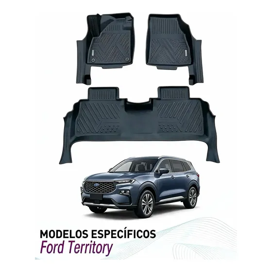 Cubre Alfombras Termoformada Tpe 5d Premiun Ford Territory