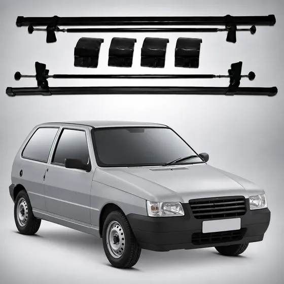 Kit Barras Portaequipaje Rs Fiat Uno 3 Puertas
