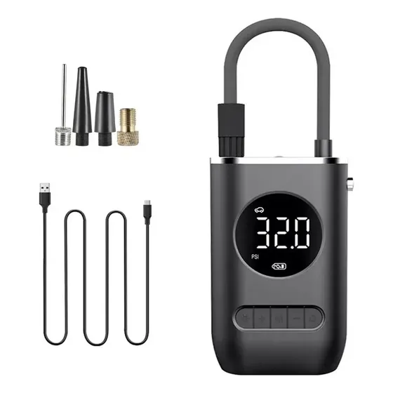 Inflador De Neumaticos Inalambrico Aire Mini Recargable Usb