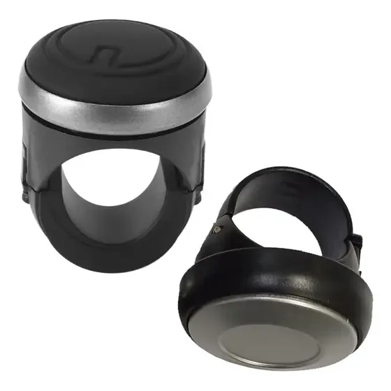 Bocha Gira Volante Pomo Facil Manejo Gris Universal Auto