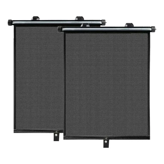 Parasol Cortina Auto Enrollable Lateral Ventosa 40×45 Set 2u