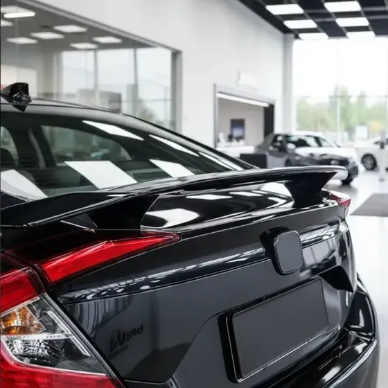 Deflector Aleron Adhesivo Trasero Para Auto Honda Civic