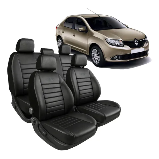 Funda Cubre Asiento Cuero Acolchado Renault Logan 16/-