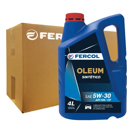 Aceite Fercol Oleum Sintetico 5w-30 4 Lt (caja De 4 X 4 Lt)