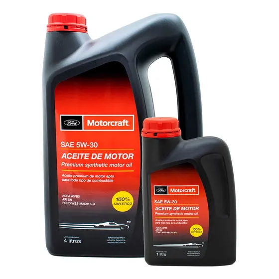 Kit Aceite Motorcraft Sintético 5w30 Ford Ecosport X 5 Lts.