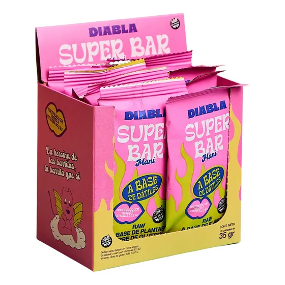 Pack Barras Sin Azúcar Añadida Natural Maní 350g x10