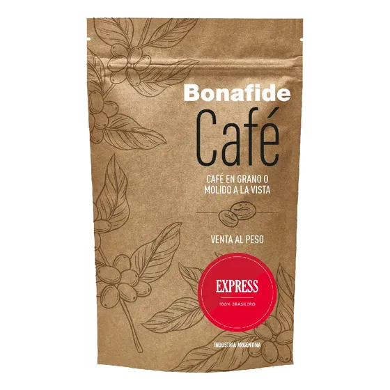 Cafe Express Bonafide Etiqueta Roja Granos O Molido 1k Local