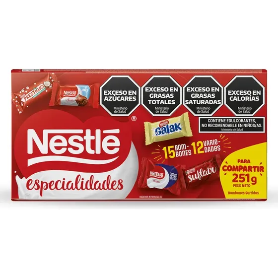 Nestle Especialidades Bombones Chocolate Caja 251g Golosinas