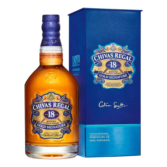 Whisky Chivas Regal Scotch Gold Signature 18 años 700ml