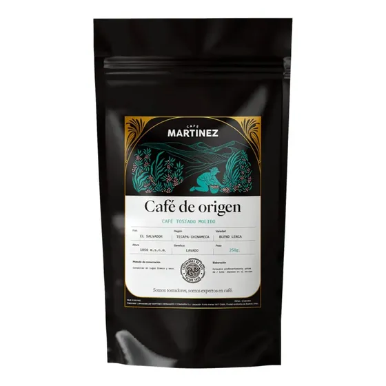 Café De especialidad Molido De Origen El Salvador 250gr Café Martínez