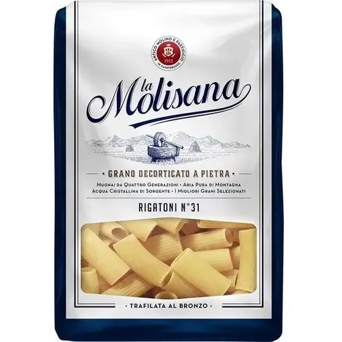 Pasta Italiana La Molisana Rigatoni 500g Fideos Italia