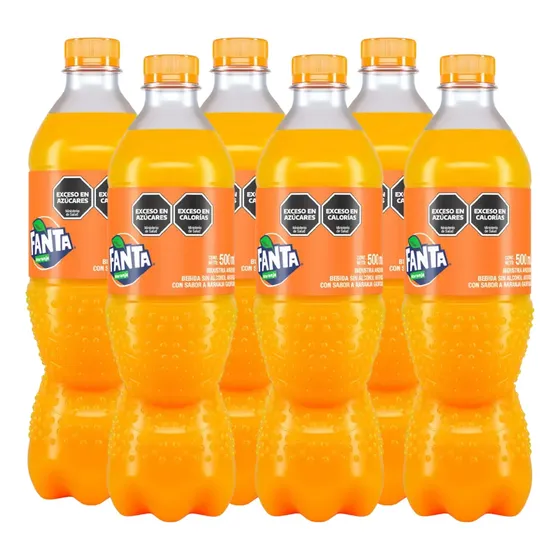 Fanta Original Botella 500ml Pack X6