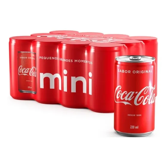 Coca Cola Lata 220ml Original Pack X8 Gaseosa