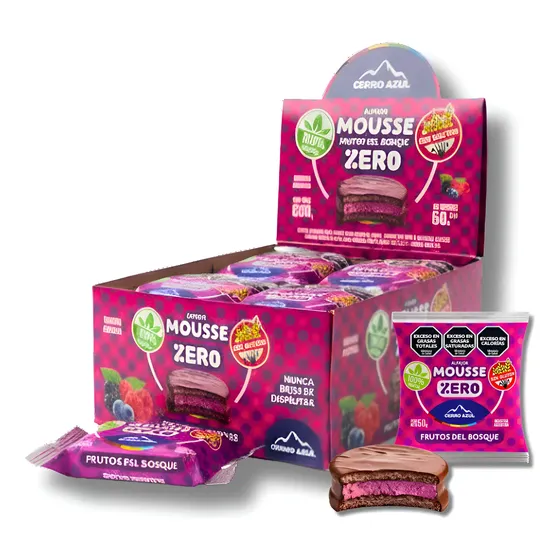 Alfajor Frutos Bosque Cerro Azul S/azúcar S/tacc Caja X 12u