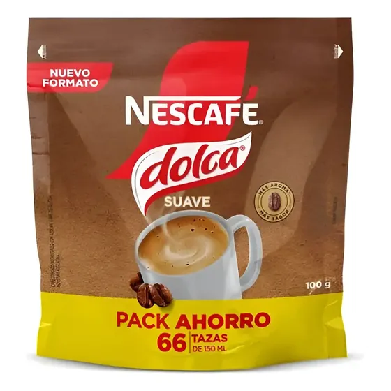 Cafe Instantaneo Dolca Suave Doypack 100 Grs