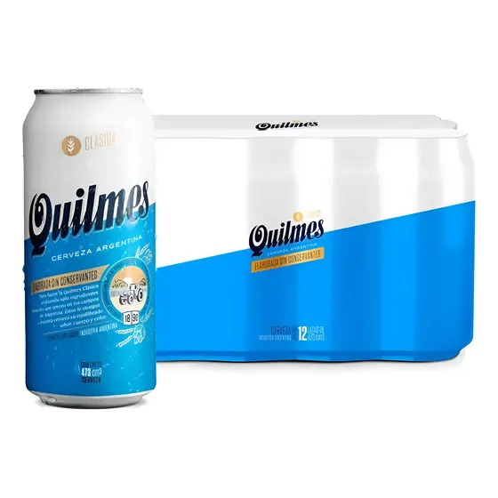 Quilmes Clásica Lager Lata 473ml X 12