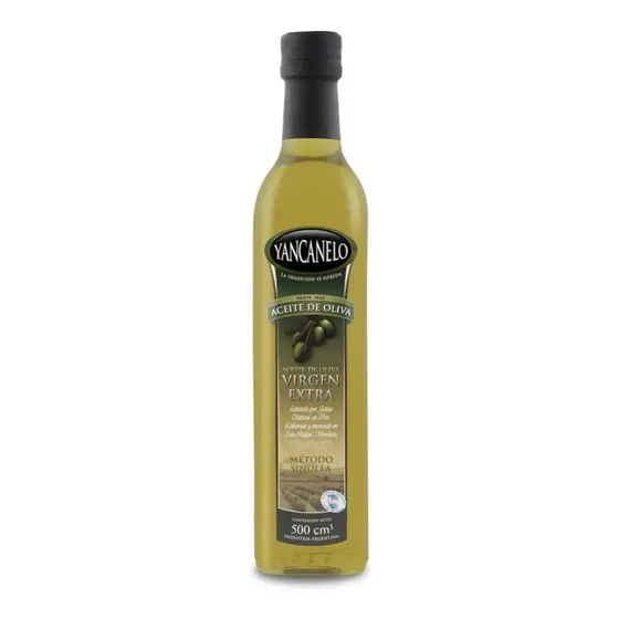Aceite De Oliva Sinolea Yancanelo Extra Virgen Botella 500ml