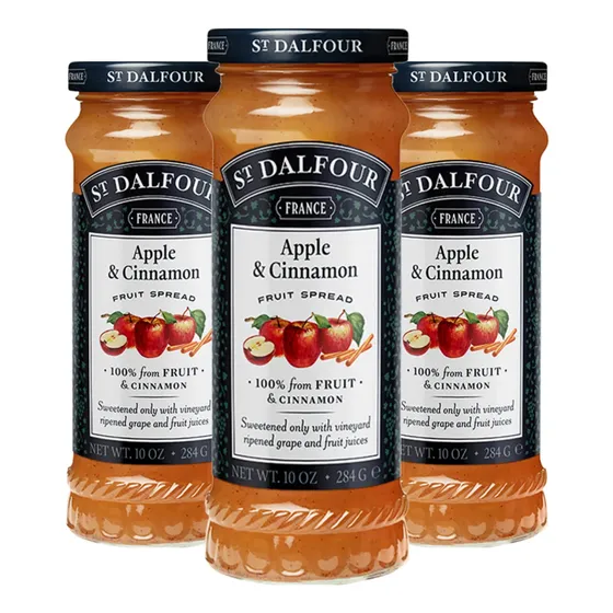 Mermelada St. Dalfour Manzana Y Canela 284g X3 Orig. Francia
