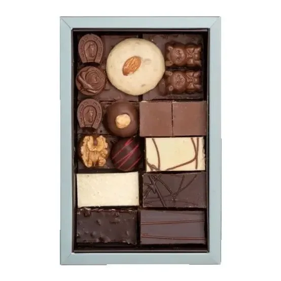 Caja 500g Bombones Y Trufas De Chocolate Rapanui