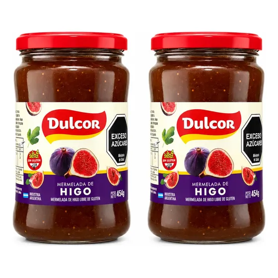 Mermelada Higo Dulcor Frasco 454 G X2