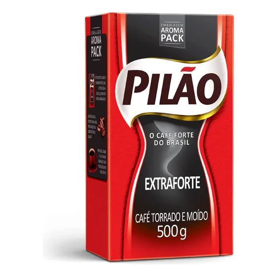 Pilao Café Tostado Molido Extra Fuerte Brasil 500gr